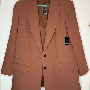 Express Brown Blazer